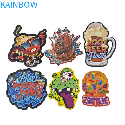 Αντί μυρωδιάς Προσαρμοσμένο Τυπωμένο 3.5g Ειδικό σχήμα Ακανόνιστη συσκευασία τροφίμων Τύλιες σακούλες με σφραγίδα