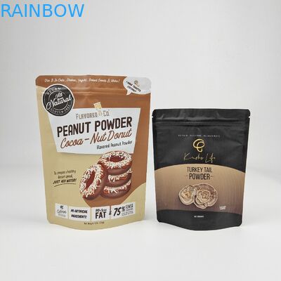 Ματ πράσινο πακέτο Στάσουσα / Αλουμινένιο φύλλο συσκευασία Ζιπ κλειδαριούσα / Ντόιπακ