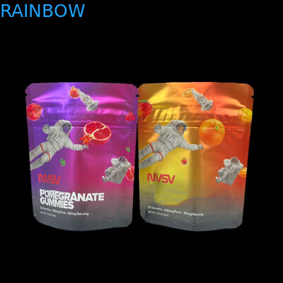 3.5 Gram πλαστικές σακούλες συσκευασία προσαρμοσμένη ετικέτα εκτυπωμένα μπισκότα CBD