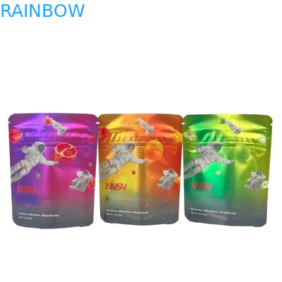 3.5 Gram πλαστικές σακούλες συσκευασία προσαρμοσμένη ετικέτα εκτυπωμένα μπισκότα CBD