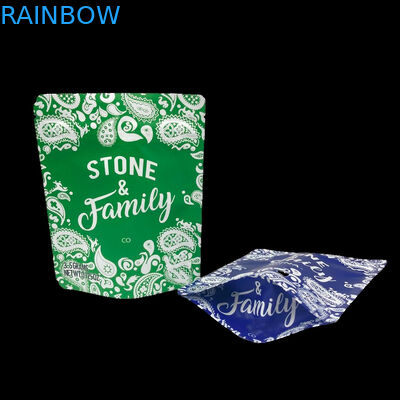 3.5 Gram πλαστικές σακούλες συσκευασία προσαρμοσμένη ετικέτα εκτυπωμένα μπισκότα CBD