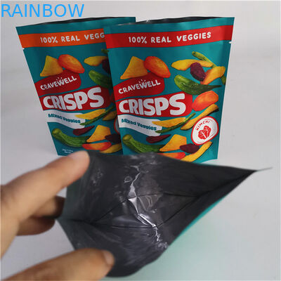 Προσαρμοσμένη ψηφιακή εκτύπωση Ziplock Edibles Stand Up Packaging BagsFor Nuts Food