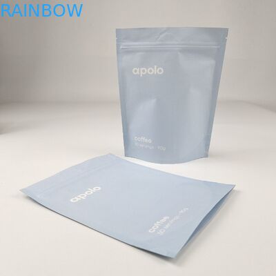 Περιβαλλοντικά φιλικό Stand Up Pouch Τροφική ποιότητα Zip Lock Θερμική σφραγίδα Τυπωμένο βιοδιασπώμενο Custom Food Kraft Paper Bag