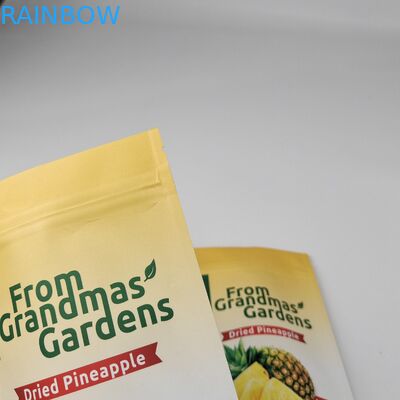 Περιβαλλοντικά φιλική Προσαρμοσμένη ψηφιακή εκτύπωση Stand Up Bag Tear Notch Dry Fruits Cashew Nuts Plastic Bag Packaging