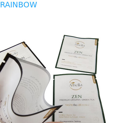 Προσαρμοσμένη μικρού μεγέθους σακούλα για τσάι, καφέ, σκόνη βιοδιασπώμενη χαρτοσακούλα για τσίχλες