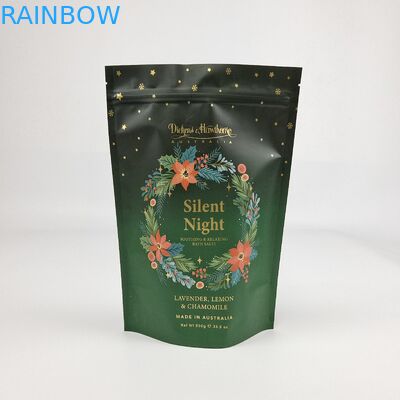 Πιο δημοφιλής ευέλικτη συσκευασία εξατομικευμένη εκτύπωση επανακλείσιμη συσκευασία όρθια τσάντα αλάτι σακούλα με σφραγίδα