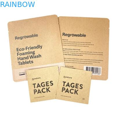 Προσαρμοσμένα Τροφικά PLA Καφέ Κραφτ Χάρτινα Σάκκα Για Μάνγκο Σκούπα Τρόφιμα Σώμα Ζωοτροφές Τροφίμων Τροφίμων Τροφίμων Τροφίμων Τροφίμων Τροφίμων Τροφίμων