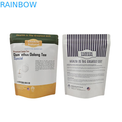 Χαμηλό MOQ Στάσου επανακλειδωτό φερμουάρ Kraft χαρτί τσάντα Custom βιοδιασπώμενο επανακλειδωτό σακούλες Mylar για τα κατοικίδια