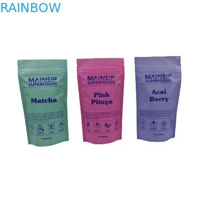 Προσαρμοσμένες αρωματικές σακούλες συσκευασίας μπισκότων επανακλειδώσιμες τσάντες πλαστικής κλειδαριάς με φύλλο αλουμινίου