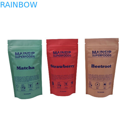 Προσαρμοσμένες αρωματικές σακούλες συσκευασίας μπισκότων επανακλειδώσιμες τσάντες πλαστικής κλειδαριάς με φύλλο αλουμινίου