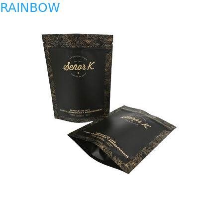 Ματ Τελειωμένο 250g πλαστική σακούλα για καρυκεύματα συσκευασία Τροφική ποιότητα μπαχαρικά σακούλα