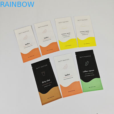 Υλικό PLA Βιοδιασπώμενη τσάντα Kraft με φύλλο Τροφίμων Τσάντα συσκευασία Μικρές σακούλες δειγμάτων