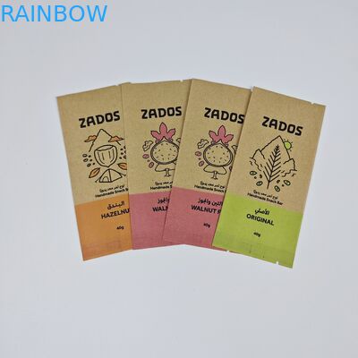 Οικολογικά φιλικές βιοδιασπώμενες Kraft Pouch PLA καλαμπόκι αμυλού