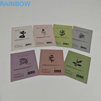 Ζιπλοκ Βιοδιασπώμενο Kraft Stand Up Pouch Ψηφιακή εκτύπωση Επανακλείσιμες σακούλες Mylar