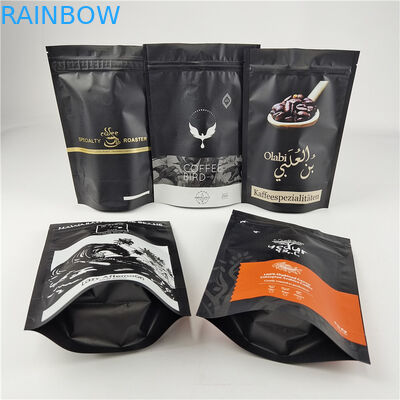 Ελαχιστοποιημένο αλουμινένιο φύλλο Ziplock Stand Up Pouch Ψηφιακή εκτύπωση Προσαρμοσμένο μέγεθος / χρώματα