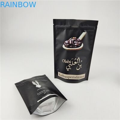 Ελαχιστοποιημένο αλουμινένιο φύλλο Ziplock Stand Up Pouch Ψηφιακή εκτύπωση Προσαρμοσμένο μέγεθος / χρώματα