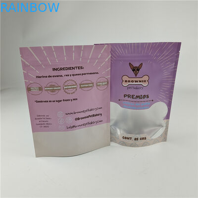 Υψηλής ποιότητας Προσαρμοσμένο λογότυπο εκτυπωμένο ομαλή συσκευασία αποθήκευσης πλαστικό φύλλο τσάντα για τα τρόφιμα κατοικίδιων ζώων