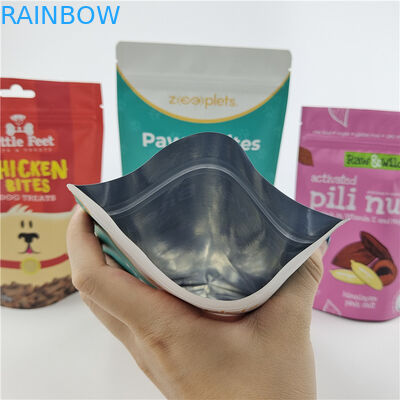 Καλύτερα πωλούμενη ανακυκλώσιμη φιλική προς το περιβάλλον Τυποποιημένη τσάντα τύπου τροφίμων με φερμουάρ για συσκευασία σνακ