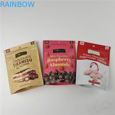 Υψηλής ποιότητας Προσαρμοσμένη ψηφιακή εκτύπωση PE επαναχρησιμοποιήσιμη τσάντα φερμουάρ πλαστικό stand up σακούλες Mylar