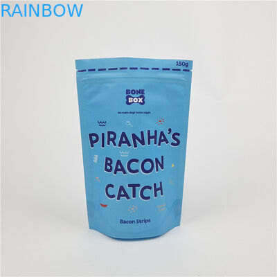 Χονδρικό εξατομικευμένο λογότυπο ψηφιακή εκτύπωση Zip Lock πλαστικό PET αλουμίνιο παγωμένο stand up τσάντα