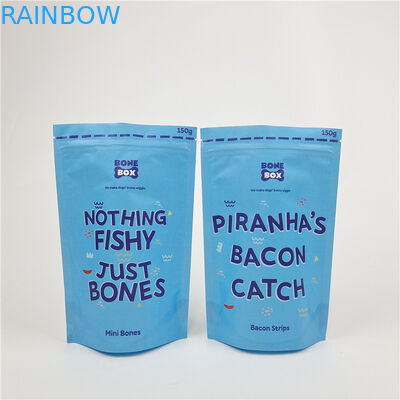 Χονδρικό εξατομικευμένο λογότυπο ψηφιακή εκτύπωση Zip Lock πλαστικό PET αλουμίνιο παγωμένο stand up τσάντα