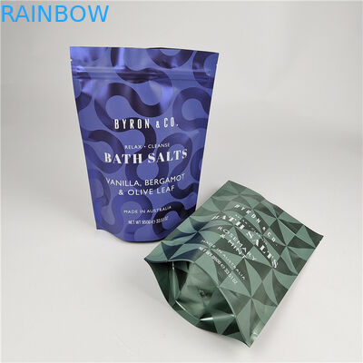 Σήκωσε τσάντα με φερμουάρ οσφρητική απόδειξη υγρασία απόδειξη σώμα scrub συσκευασία σακούλα