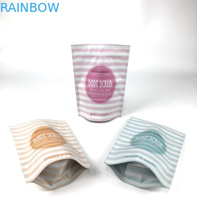 Καλλυντικές συσκευασίες Σάκος Σηκωμένου Σώματος Σάκος Σκρούμπ για μπάνιο Αλάτι και Σάκος Σκρούμπ Σάκοι Mylar