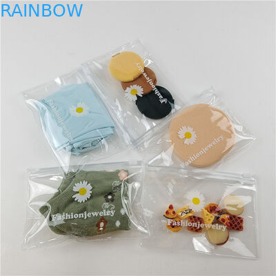 Υψηλής διαφάνειας PE υλικό πλαστικό σάκο συσκευασίας για Comestic με προσαρμοσμένο μέγεθος και χρώμα