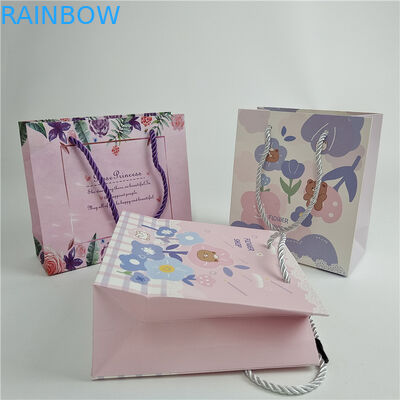 Προωθητική διασφάλιση ποιότητας Προσαρμοσμένη ψηφιακή εκτύπωση Λογικό έντυπο Τυπωμένη χαρτοσακούλα για ψώνια