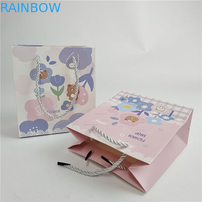 Προωθητική διασφάλιση ποιότητας Προσαρμοσμένη ψηφιακή εκτύπωση Λογικό έντυπο Τυπωμένη χαρτοσακούλα για ψώνια