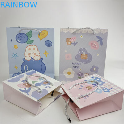 Προωθητική διασφάλιση ποιότητας Προσαρμοσμένη ψηφιακή εκτύπωση Λογικό έντυπο Τυπωμένη χαρτοσακούλα για ψώνια