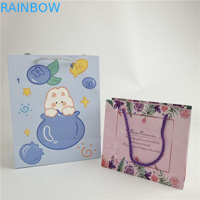 Προωθητική διασφάλιση ποιότητας Προσαρμοσμένη ψηφιακή εκτύπωση Λογικό έντυπο Τυπωμένη χαρτοσακούλα για ψώνια