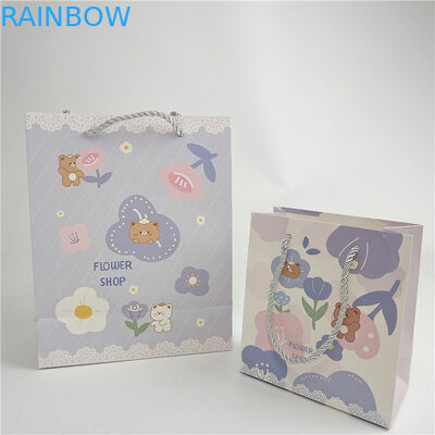 Προωθητική διασφάλιση ποιότητας Προσαρμοσμένη ψηφιακή εκτύπωση Λογικό έντυπο Τυπωμένη χαρτοσακούλα για ψώνια