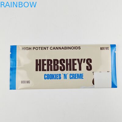 Περιβαλλοντικά φιλικό Προσαρμοσμένο Αντί μυρωδιάς και υγρασίας Χαρτί Kraft Πίσω Σφραγισμένη συσκευαστική σακούλα για μπαρ διατροφής