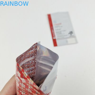 Αποθήκευση Προωθητική συσκευασία τροφίμων Τρεις πλευρικές σφραγισμένες σακούλες για τη φροντίδα των δοντιών Συσκευή με θερμική σφραγίδα κλείσιμο με φερμουάρ