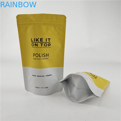 Προσαρμοσμένο μέγεθος σχεδιασμού Stand Up Pouch με βαφή φερμουάρ / ψηφιακά τυπωμένη συσκευασία