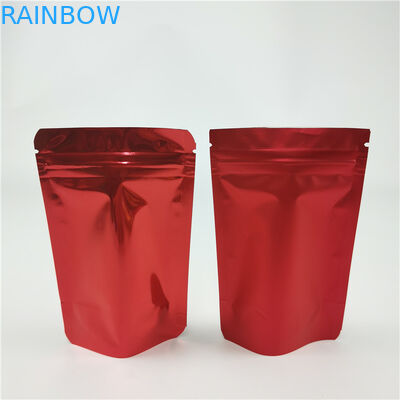 ISO Stand Up Zipper Pouch Ενυδατοασφαλής Τροφική ποιότητα πλαστικές συσκευασίες