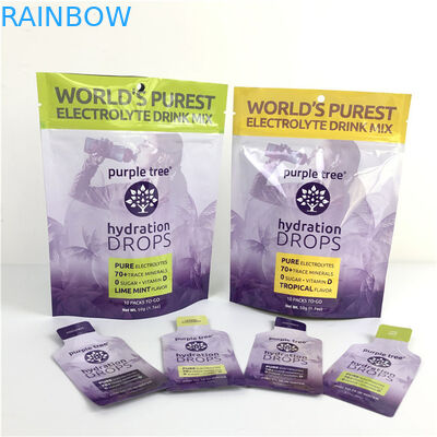 10 χρώματα Custom Matt Αλουμινίου Foil Stand Up Πορτοφόλι Ziplock Doypack τσάντα για τα τρόφιμα