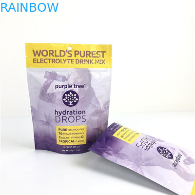 10 χρώματα Custom Matt Αλουμινίου Foil Stand Up Πορτοφόλι Ziplock Doypack τσάντα για τα τρόφιμα