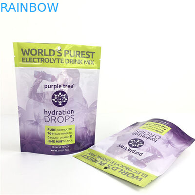 10 χρώματα Custom Matt Αλουμινίου Foil Stand Up Πορτοφόλι Ziplock Doypack τσάντα για τα τρόφιμα