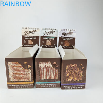 Ανακυκλώσιμα αναδιπλώσιμα χαρτόνια κουτιά διαφήμισης σε κατάστημα λιανικής πώλησης