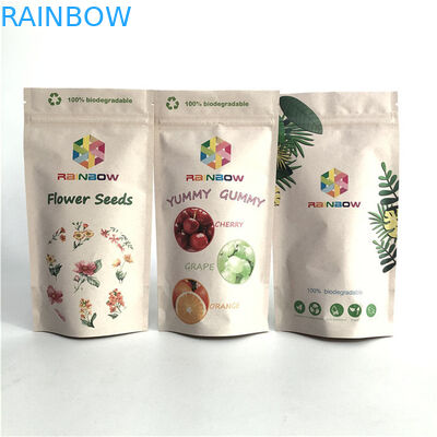 Προσαρμοσμένο λογότυπο Τυπωμένο Στάσου Σφραγίδα Θήκη Επανακλείσιμο πλαστικό σφραγίδα συσκευασία τροφίμων