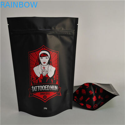 Προσαρμοσμένη ματ φινίρισμα Αδιάβροχα σακούλες Αδιάβροχα υγρασία επανακλείσιμη πλαστική συσκευασία σφραγίδας τροφίμων