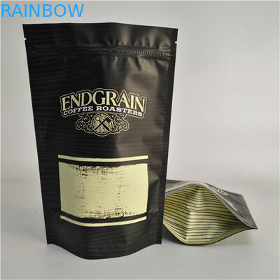 Αποθήκευση Προσαρμοσμένο λογότυπο Εκτυπωμένο Στάσου Σφραγισμένη τσάντα Σφραγισμένη τσάντα επανακλειδωτή πλαστική τσάντα καφέ