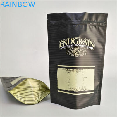 Αποθήκευση Προσαρμοσμένο λογότυπο Εκτυπωμένο Στάσου Σφραγισμένη τσάντα Σφραγισμένη τσάντα επανακλειδωτή πλαστική τσάντα καφέ