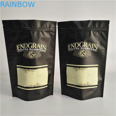 Αποθήκευση Προσαρμοσμένο λογότυπο Εκτυπωμένο Στάσου Σφραγισμένη τσάντα Σφραγισμένη τσάντα επανακλειδωτή πλαστική τσάντα καφέ