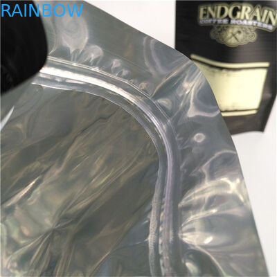 Προσαρμοσμένο λογότυπο Τυπωμένο Στάσου Σφραγίδα Θήκη Επανακλείσιμο πλαστικό σφραγίδα τροφίμων τσάντα καφέ με υλικό τροφίμων και απόδειξη διαρροής