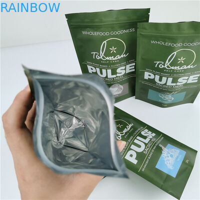 Υλικό συσκευασίας τροφίμων Ματ Αλουμινίου 250g 1kg με τσάντα Stand Up Tea Bag Packaging