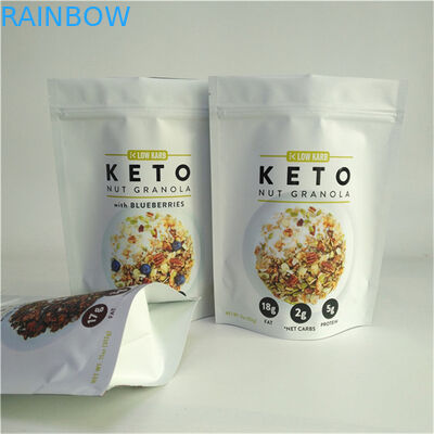 Κίνα Προμηθευτής Προσαρμοσμένο σχεδιασμό Εκτύπωση Προσαρμοσμένο μέγεθος και σχεδιασμός Απαιτήσεις Stand Up Pouches με φερμουάρ Για συσκευασία τροφίμων