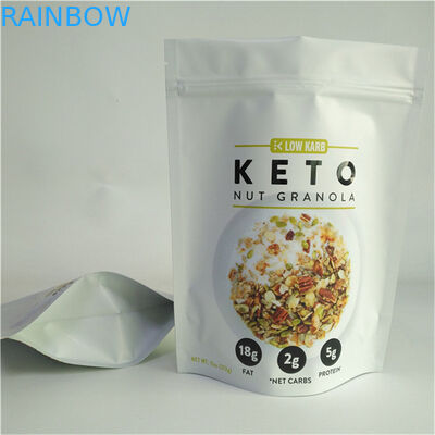 Κίνα Προμηθευτής Προσαρμοσμένο σχεδιασμό Εκτύπωση Προσαρμοσμένο μέγεθος και σχεδιασμός Απαιτήσεις Stand Up Pouches με φερμουάρ Για συσκευασία τροφίμων